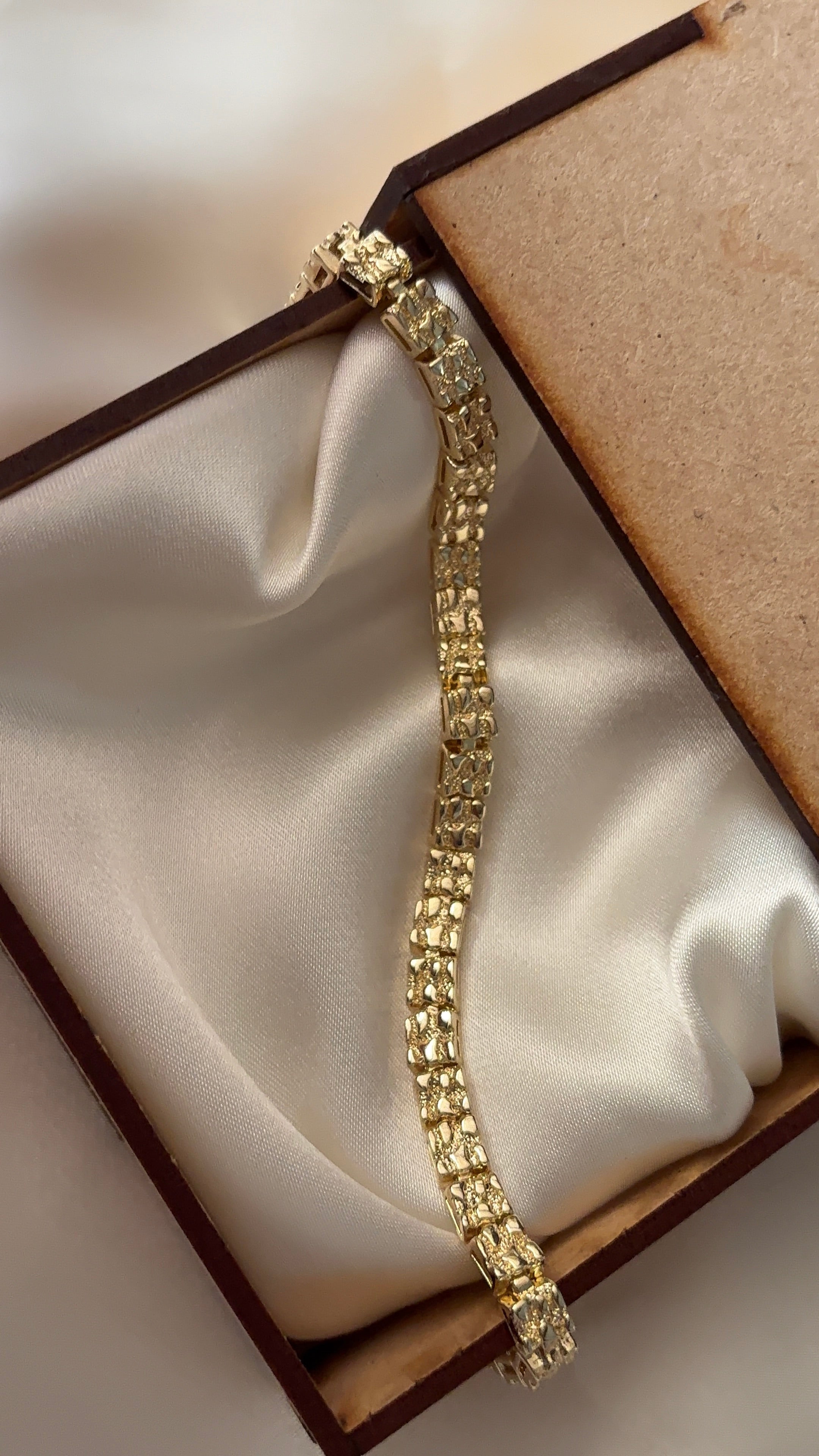 Gold Nugget Bracelet